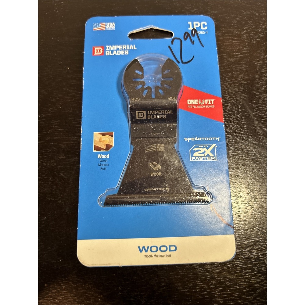 BRAND NEW IMPERIAL BLADES SPEARTOOTH BLADE IBOA250-1 Wood Cutting Nails New